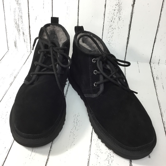 UGG Other - NWOT Ugg Neumel Black Lace up Chukka Boots Size 10